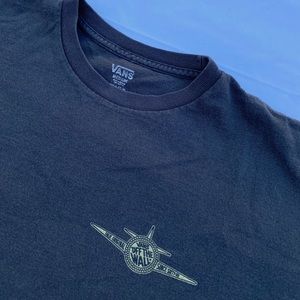 Dark grey vans tee